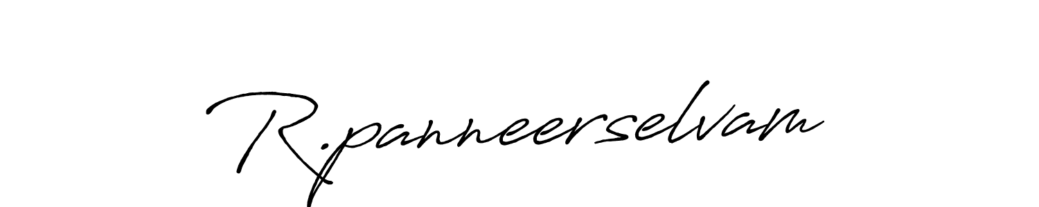 How to make R.panneerselvam signature? Antro_Vectra_Bolder is a professional autograph style. Create handwritten signature for R.panneerselvam name. R.panneerselvam signature style 7 images and pictures png