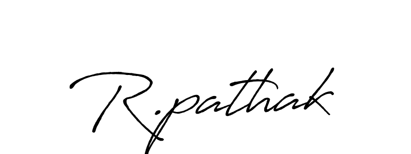 Similarly Antro_Vectra_Bolder is the best handwritten signature design. Signature creator online .You can use it as an online autograph creator for name R.pathak. R.pathak signature style 7 images and pictures png