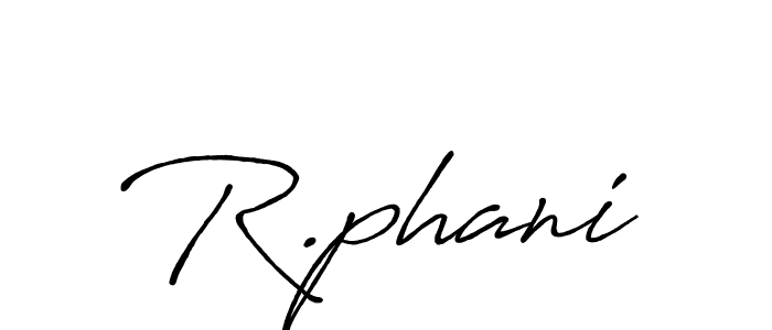 Antro_Vectra_Bolder is a professional signature style that is perfect for those who want to add a touch of class to their signature. It is also a great choice for those who want to make their signature more unique. Get R.phani name to fancy signature for free. R.phani signature style 7 images and pictures png