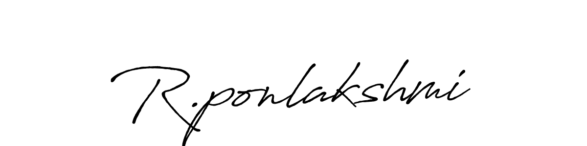 Make a short R.ponlakshmi signature style. Manage your documents anywhere anytime using Antro_Vectra_Bolder. Create and add eSignatures, submit forms, share and send files easily. R.ponlakshmi signature style 7 images and pictures png