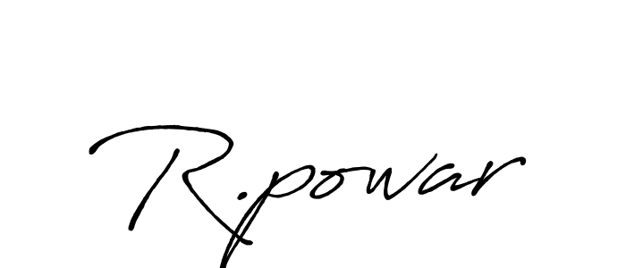 Best and Professional Signature Style for R.powar. Antro_Vectra_Bolder Best Signature Style Collection. R.powar signature style 7 images and pictures png