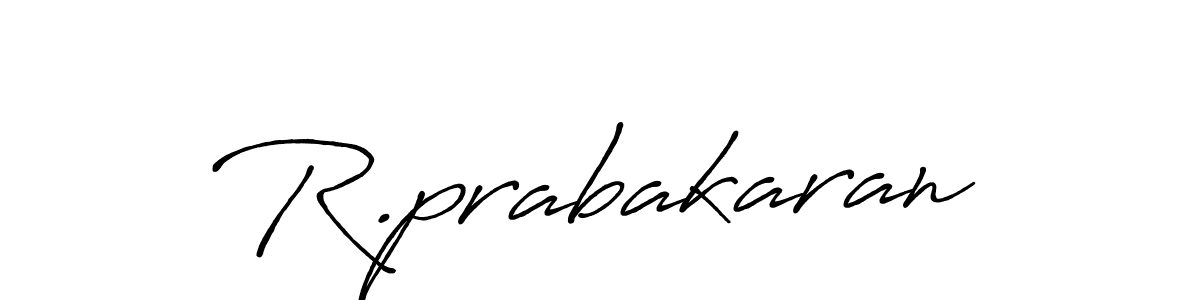 Use a signature maker to create a handwritten signature online. With this signature software, you can design (Antro_Vectra_Bolder) your own signature for name R.prabakaran. R.prabakaran signature style 7 images and pictures png