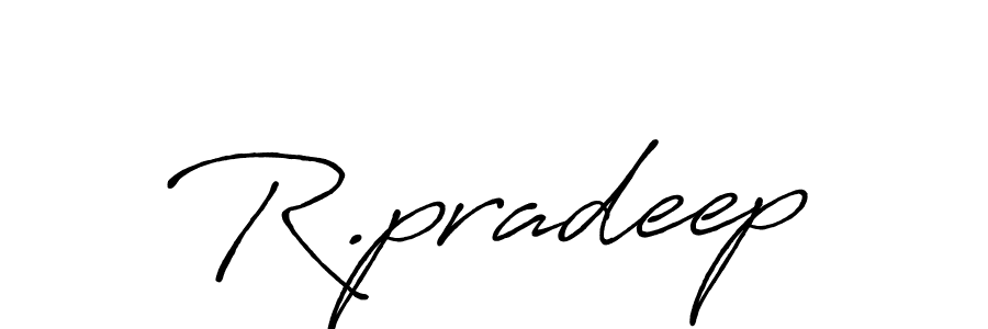 if you are searching for the best signature style for your name R.pradeep. so please give up your signature search. here we have designed multiple signature styles  using Antro_Vectra_Bolder. R.pradeep signature style 7 images and pictures png