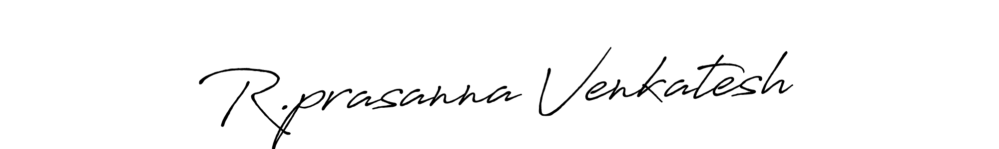 How to make R.prasanna Venkatesh name signature. Use Antro_Vectra_Bolder style for creating short signs online. This is the latest handwritten sign. R.prasanna Venkatesh signature style 7 images and pictures png