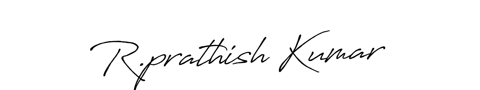 R.prathish Kumar stylish signature style. Best Handwritten Sign (Antro_Vectra_Bolder) for my name. Handwritten Signature Collection Ideas for my name R.prathish Kumar. R.prathish Kumar signature style 7 images and pictures png