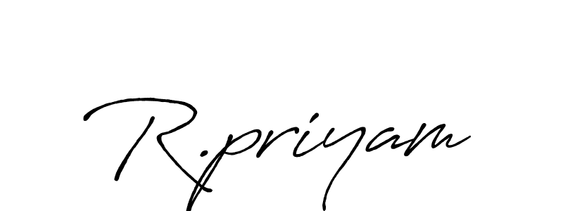 Antro_Vectra_Bolder is a professional signature style that is perfect for those who want to add a touch of class to their signature. It is also a great choice for those who want to make their signature more unique. Get R.priyam name to fancy signature for free. R.priyam signature style 7 images and pictures png