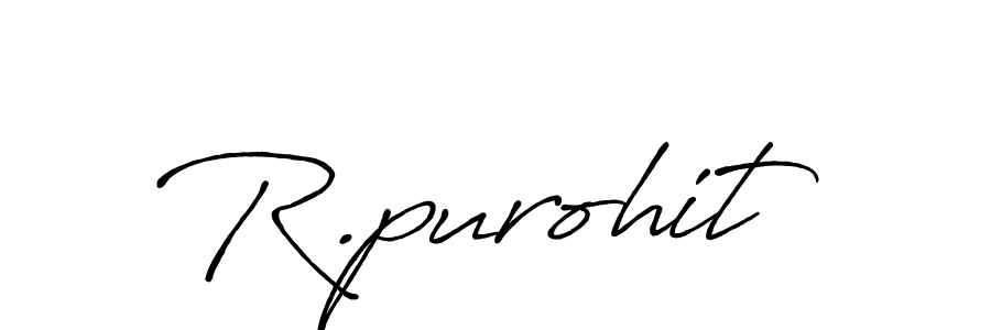 if you are searching for the best signature style for your name R.purohit. so please give up your signature search. here we have designed multiple signature styles  using Antro_Vectra_Bolder. R.purohit signature style 7 images and pictures png