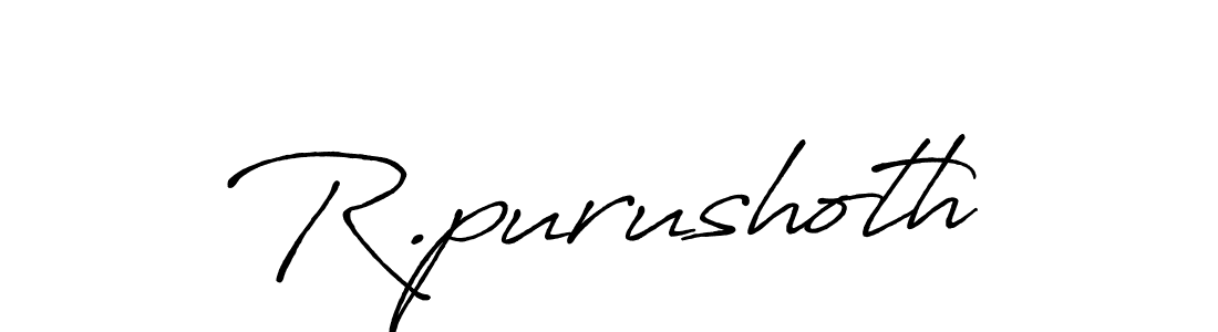 Best and Professional Signature Style for R.purushoth. Antro_Vectra_Bolder Best Signature Style Collection. R.purushoth signature style 7 images and pictures png