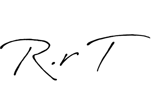Use a signature maker to create a handwritten signature online. With this signature software, you can design (Antro_Vectra_Bolder) your own signature for name R.r T. R.r T signature style 7 images and pictures png