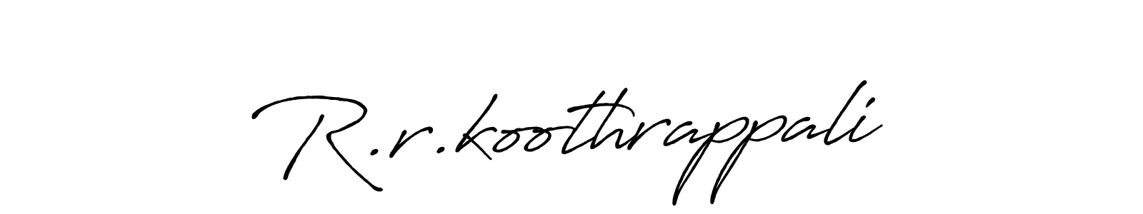 It looks lik you need a new signature style for name R.r.koothrappali. Design unique handwritten (Antro_Vectra_Bolder) signature with our free signature maker in just a few clicks. R.r.koothrappali signature style 7 images and pictures png