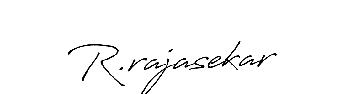 Make a beautiful signature design for name R.rajasekar. With this signature (Antro_Vectra_Bolder) style, you can create a handwritten signature for free. R.rajasekar signature style 7 images and pictures png