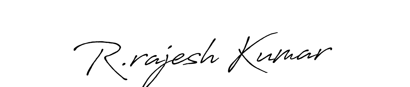 R.rajesh Kumar stylish signature style. Best Handwritten Sign (Antro_Vectra_Bolder) for my name. Handwritten Signature Collection Ideas for my name R.rajesh Kumar. R.rajesh Kumar signature style 7 images and pictures png