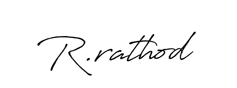 R.rathod stylish signature style. Best Handwritten Sign (Antro_Vectra_Bolder) for my name. Handwritten Signature Collection Ideas for my name R.rathod. R.rathod signature style 7 images and pictures png