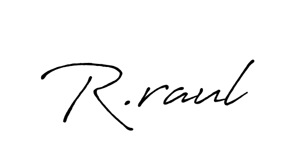 Similarly Antro_Vectra_Bolder is the best handwritten signature design. Signature creator online .You can use it as an online autograph creator for name R.raul. R.raul signature style 7 images and pictures png