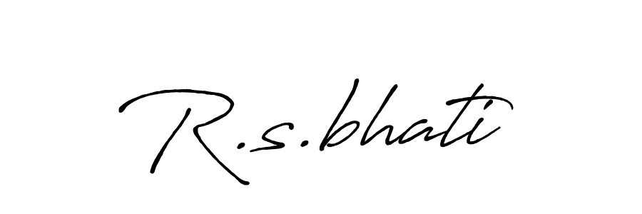 You should practise on your own different ways (Antro_Vectra_Bolder) to write your name (R.s.bhati) in signature. don't let someone else do it for you. R.s.bhati signature style 7 images and pictures png