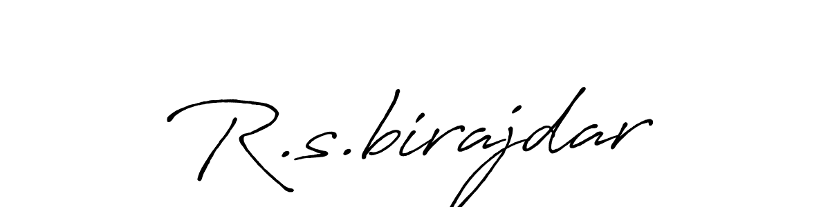 Also we have R.s.birajdar name is the best signature style. Create professional handwritten signature collection using Antro_Vectra_Bolder autograph style. R.s.birajdar signature style 7 images and pictures png
