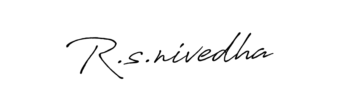 Here are the top 10 professional signature styles for the name R.s.nivedha. These are the best autograph styles you can use for your name. R.s.nivedha signature style 7 images and pictures png