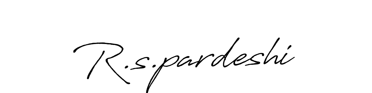 if you are searching for the best signature style for your name R.s.pardeshi. so please give up your signature search. here we have designed multiple signature styles  using Antro_Vectra_Bolder. R.s.pardeshi signature style 7 images and pictures png