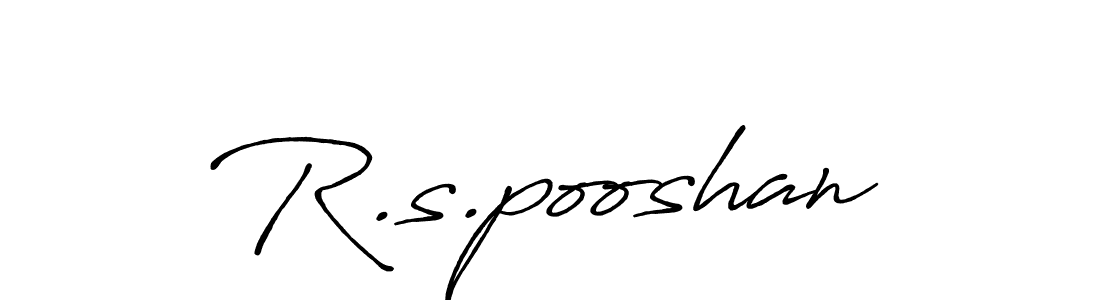 Once you've used our free online signature maker to create your best signature Antro_Vectra_Bolder style, it's time to enjoy all of the benefits that R.s.pooshan name signing documents. R.s.pooshan signature style 7 images and pictures png