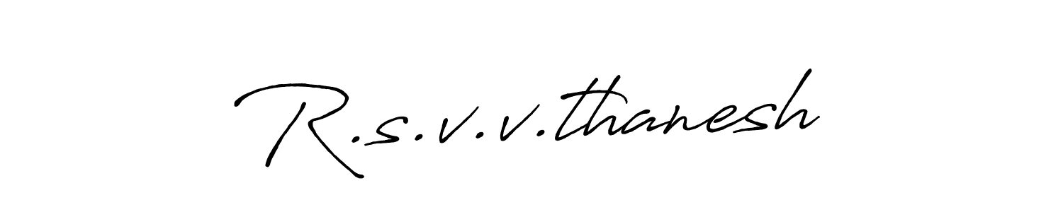 Also You can easily find your signature by using the search form. We will create R.s.v.v.thanesh name handwritten signature images for you free of cost using Antro_Vectra_Bolder sign style. R.s.v.v.thanesh signature style 7 images and pictures png