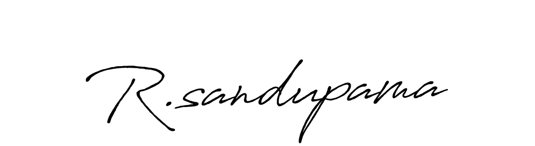 Similarly Antro_Vectra_Bolder is the best handwritten signature design. Signature creator online .You can use it as an online autograph creator for name R.sandupama. R.sandupama signature style 7 images and pictures png