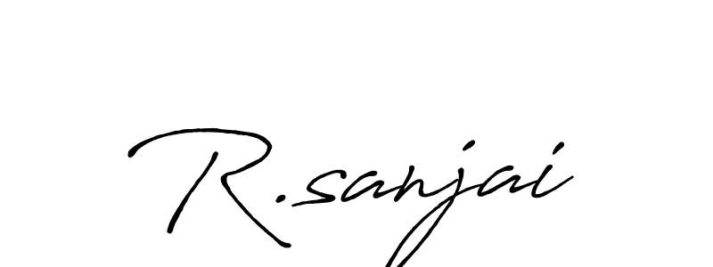 Antro_Vectra_Bolder is a professional signature style that is perfect for those who want to add a touch of class to their signature. It is also a great choice for those who want to make their signature more unique. Get R.sanjai name to fancy signature for free. R.sanjai signature style 7 images and pictures png