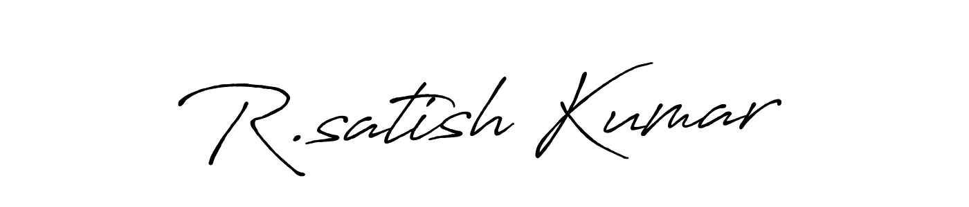 R.satish Kumar stylish signature style. Best Handwritten Sign (Antro_Vectra_Bolder) for my name. Handwritten Signature Collection Ideas for my name R.satish Kumar. R.satish Kumar signature style 7 images and pictures png