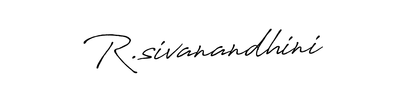 Design your own signature with our free online signature maker. With this signature software, you can create a handwritten (Antro_Vectra_Bolder) signature for name R.sivanandhini. R.sivanandhini signature style 7 images and pictures png