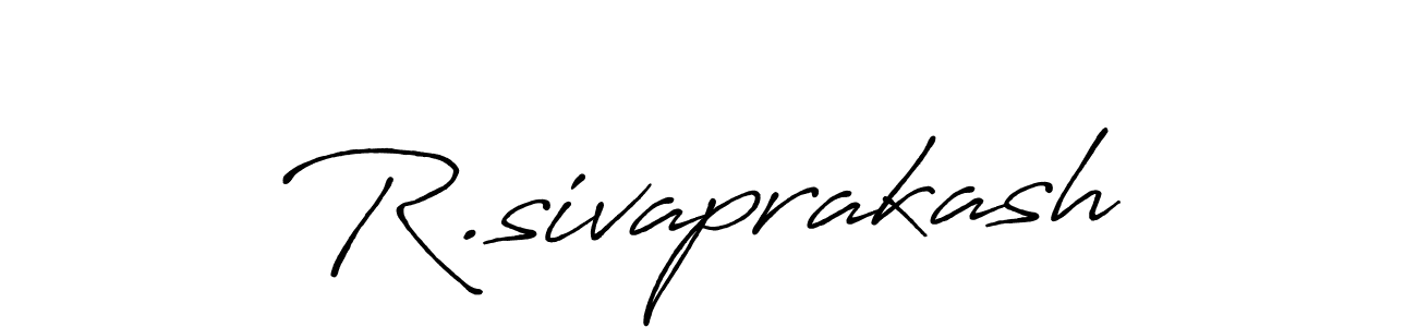 Also You can easily find your signature by using the search form. We will create R.sivaprakash name handwritten signature images for you free of cost using Antro_Vectra_Bolder sign style. R.sivaprakash signature style 7 images and pictures png
