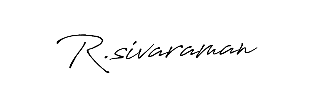 How to Draw R.sivaraman signature style? Antro_Vectra_Bolder is a latest design signature styles for name R.sivaraman. R.sivaraman signature style 7 images and pictures png