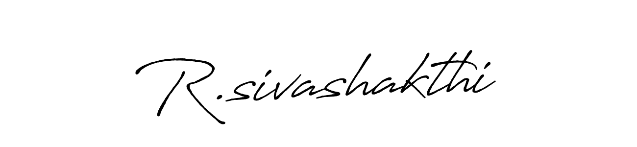 Create a beautiful signature design for name R.sivashakthi. With this signature (Antro_Vectra_Bolder) fonts, you can make a handwritten signature for free. R.sivashakthi signature style 7 images and pictures png