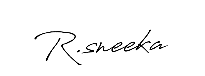 Also we have R.sneeka name is the best signature style. Create professional handwritten signature collection using Antro_Vectra_Bolder autograph style. R.sneeka signature style 7 images and pictures png