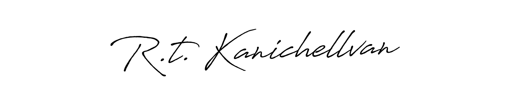 Similarly Antro_Vectra_Bolder is the best handwritten signature design. Signature creator online .You can use it as an online autograph creator for name R.t. Kanichellvan. R.t. Kanichellvan signature style 7 images and pictures png