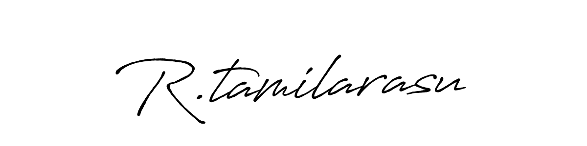 Make a beautiful signature design for name R.tamilarasu. Use this online signature maker to create a handwritten signature for free. R.tamilarasu signature style 7 images and pictures png