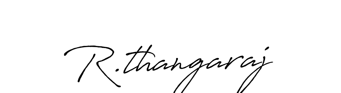Make a beautiful signature design for name R.thangaraj. With this signature (Antro_Vectra_Bolder) style, you can create a handwritten signature for free. R.thangaraj signature style 7 images and pictures png