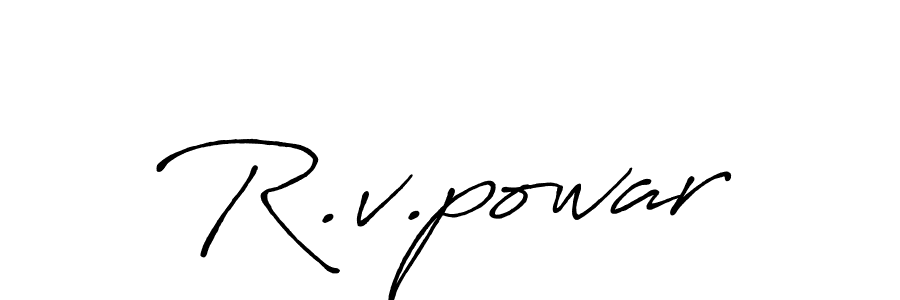 Best and Professional Signature Style for R.v.powar. Antro_Vectra_Bolder Best Signature Style Collection. R.v.powar signature style 7 images and pictures png