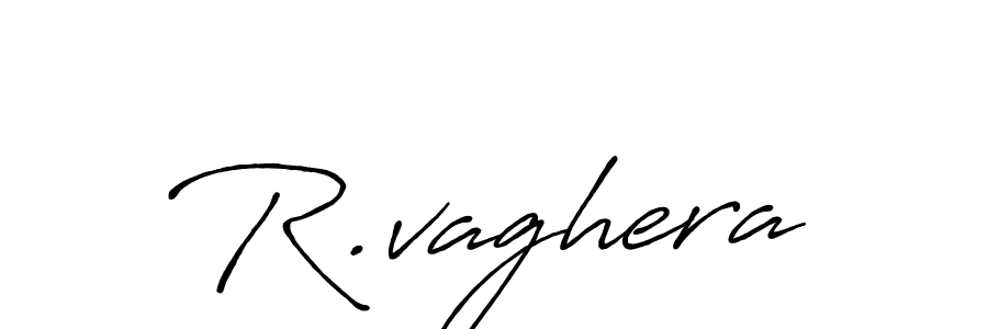 The best way (Antro_Vectra_Bolder) to make a short signature is to pick only two or three words in your name. The name R.vaghera include a total of six letters. For converting this name. R.vaghera signature style 7 images and pictures png