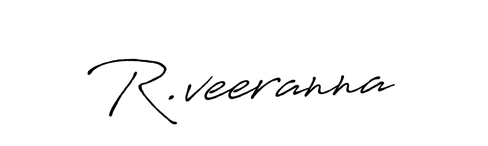 How to make R.veeranna signature? Antro_Vectra_Bolder is a professional autograph style. Create handwritten signature for R.veeranna name. R.veeranna signature style 7 images and pictures png