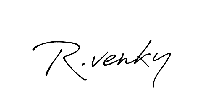 Also You can easily find your signature by using the search form. We will create R.venky name handwritten signature images for you free of cost using Antro_Vectra_Bolder sign style. R.venky signature style 7 images and pictures png