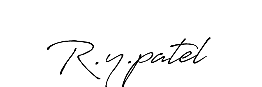 Best and Professional Signature Style for R.y.patel. Antro_Vectra_Bolder Best Signature Style Collection. R.y.patel signature style 7 images and pictures png