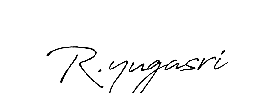 if you are searching for the best signature style for your name R.yugasri. so please give up your signature search. here we have designed multiple signature styles  using Antro_Vectra_Bolder. R.yugasri signature style 7 images and pictures png