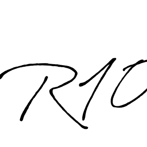 How to Draw R10 signature style? Antro_Vectra_Bolder is a latest design signature styles for name R10. R10 signature style 7 images and pictures png