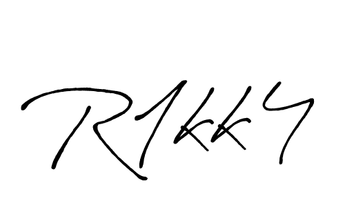 How to make R1kk4 signature? Antro_Vectra_Bolder is a professional autograph style. Create handwritten signature for R1kk4 name. R1kk4 signature style 7 images and pictures png