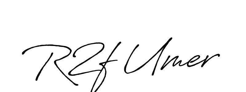 Design your own signature with our free online signature maker. With this signature software, you can create a handwritten (Antro_Vectra_Bolder) signature for name R2f Umer. R2f Umer signature style 7 images and pictures png