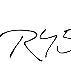 Make a beautiful signature design for name R45. With this signature (Antro_Vectra_Bolder) style, you can create a handwritten signature for free. R45 signature style 7 images and pictures png