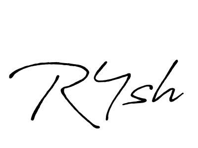 Design your own signature with our free online signature maker. With this signature software, you can create a handwritten (Antro_Vectra_Bolder) signature for name R4sh. R4sh signature style 7 images and pictures png