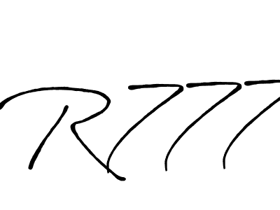How to Draw R777 signature style? Antro_Vectra_Bolder is a latest design signature styles for name R777. R777 signature style 7 images and pictures png