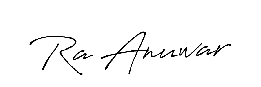 It looks lik you need a new signature style for name Ra Anuwar. Design unique handwritten (Antro_Vectra_Bolder) signature with our free signature maker in just a few clicks. Ra Anuwar signature style 7 images and pictures png