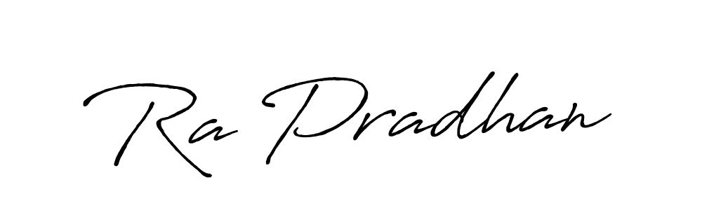 Also You can easily find your signature by using the search form. We will create Ra Pradhan name handwritten signature images for you free of cost using Antro_Vectra_Bolder sign style. Ra Pradhan signature style 7 images and pictures png