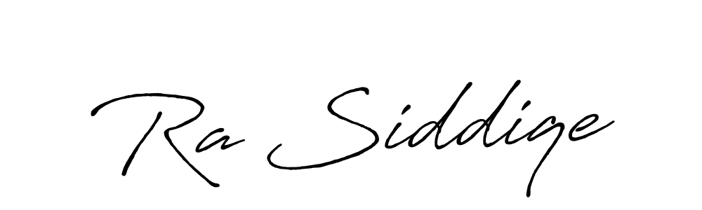 Also You can easily find your signature by using the search form. We will create Ra Siddiqe name handwritten signature images for you free of cost using Antro_Vectra_Bolder sign style. Ra Siddiqe signature style 7 images and pictures png